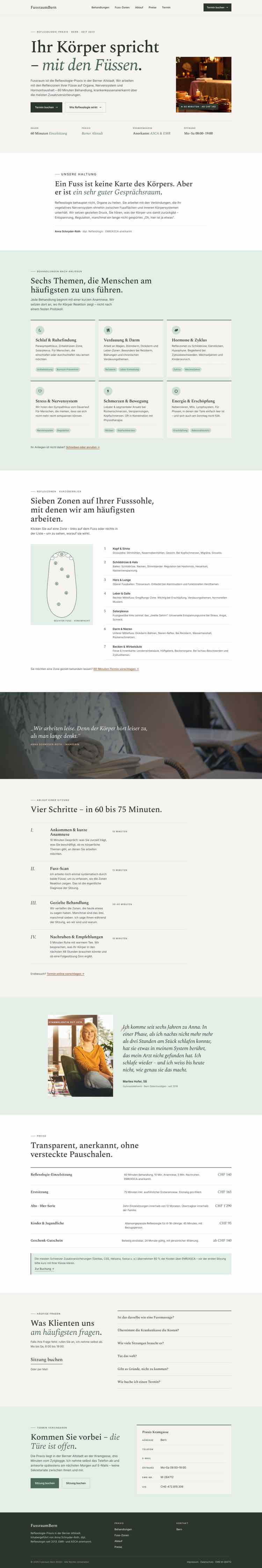 Reflexologie mit Split-Hero